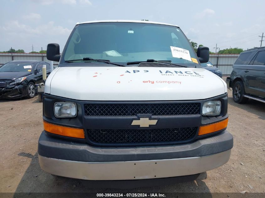 2013 Chevrolet Express 2500 Work Van VIN: 1GCWGFBA7D1117881 Lot: 39843234