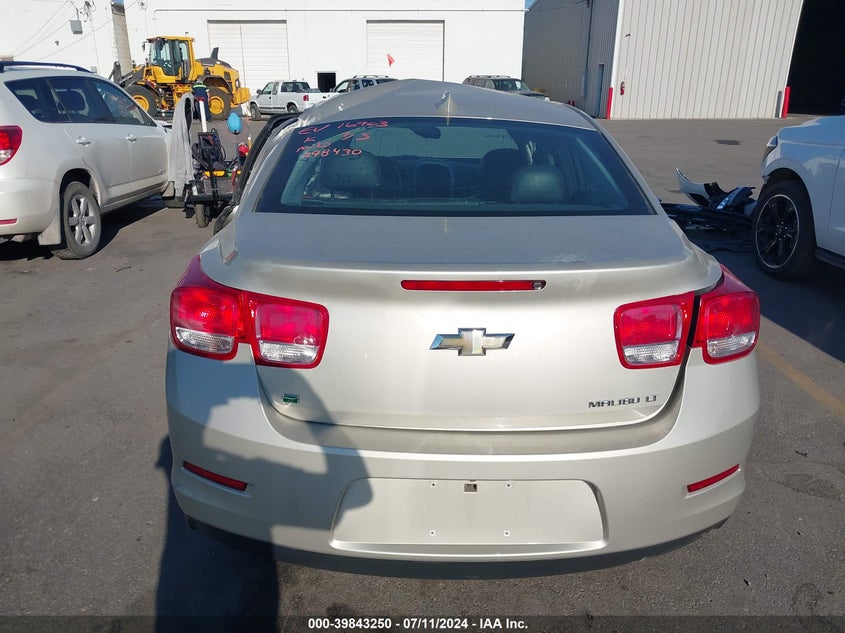 2015 Chevrolet Malibu 1Lt VIN: 1G11C5SL1FF298430 Lot: 39843250