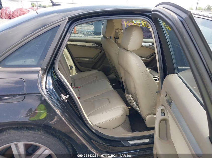 2010 Audi A4 2.0T Premium VIN: WAUBFAFL1AN011931 Lot: 39843254