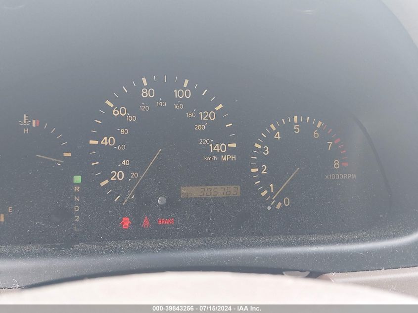 2002 Lexus Rx 300 VIN: JTJHF10U720275990 Lot: 39843256