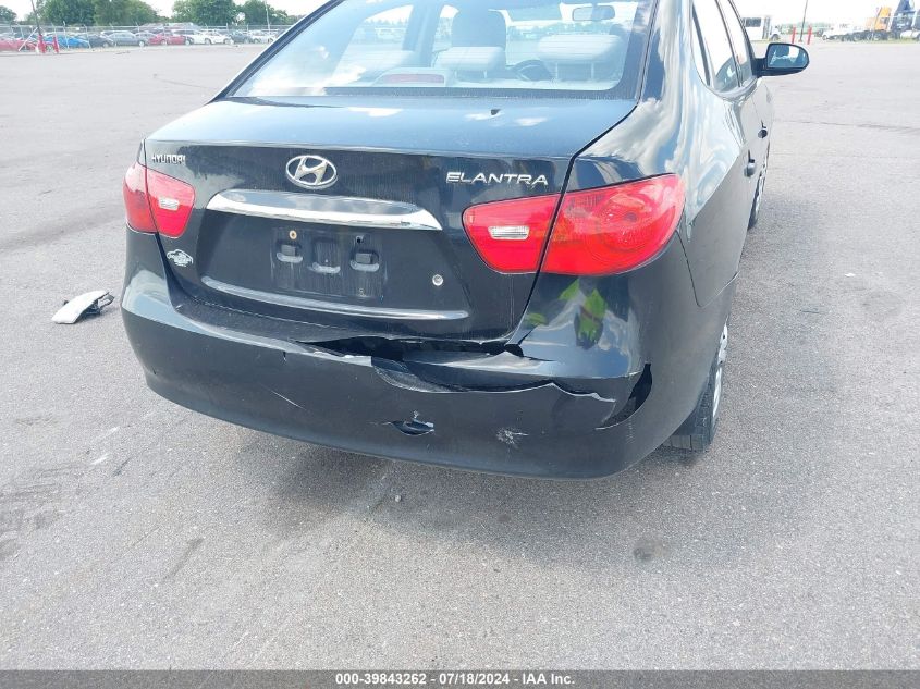 2010 Hyundai Elantra Gls VIN: KMHDU4AD3AU972342 Lot: 39843262
