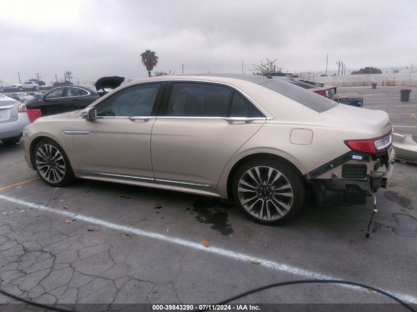 2017 Lincoln Continental Select VIN: 1LN6L9SK6H5631804 Lot: 39843290