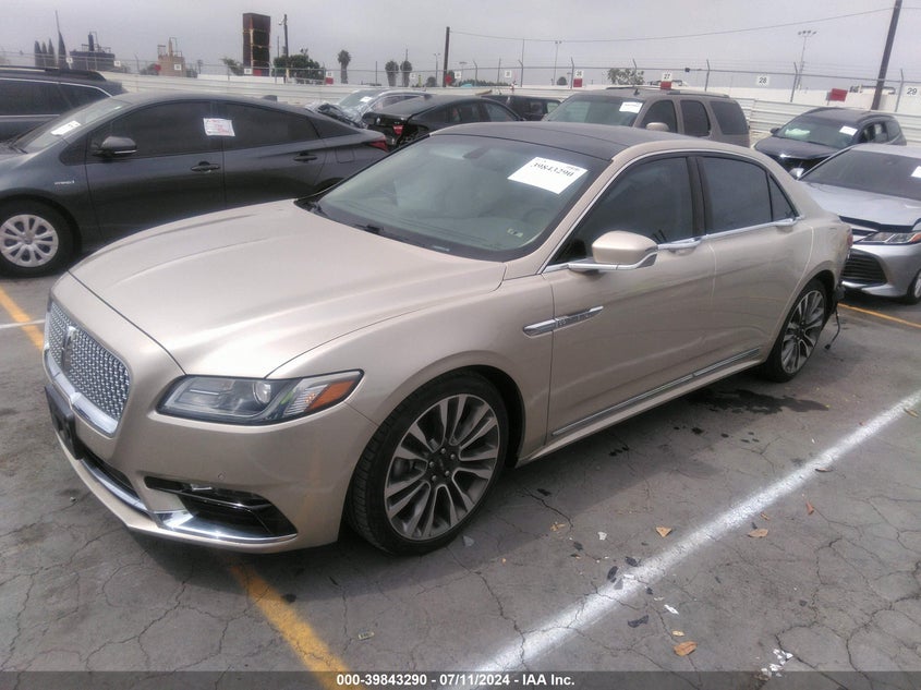 2017 LINCOLN CONTINENTAL SELECT - 1LN6L9SK6H5631804