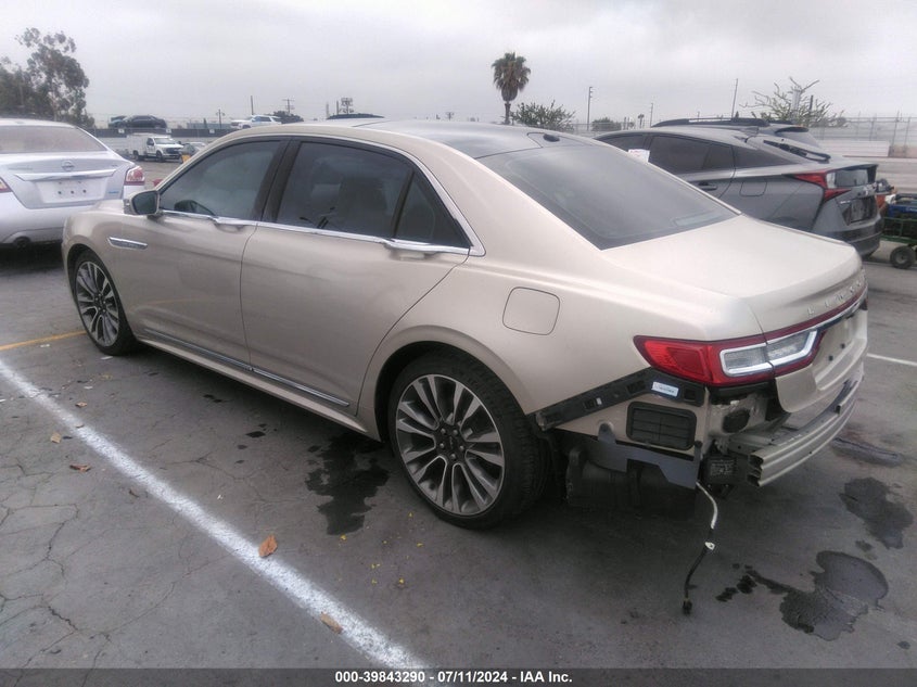 2017 LINCOLN CONTINENTAL SELECT - 1LN6L9SK6H5631804