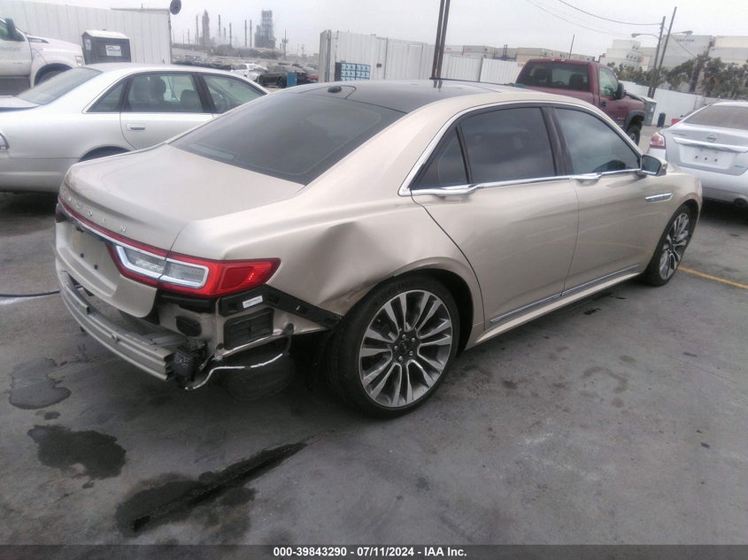 2017 LINCOLN CONTINENTAL SELECT - 1LN6L9SK6H5631804
