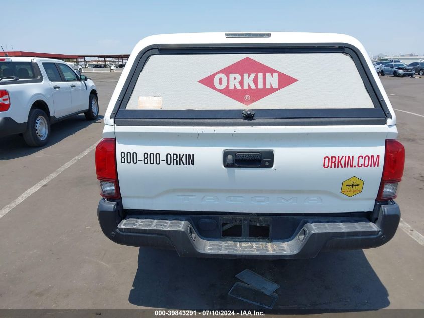 2019 Toyota Tacoma Sr VIN: 5TFRX5GN8KX163393 Lot: 39843291