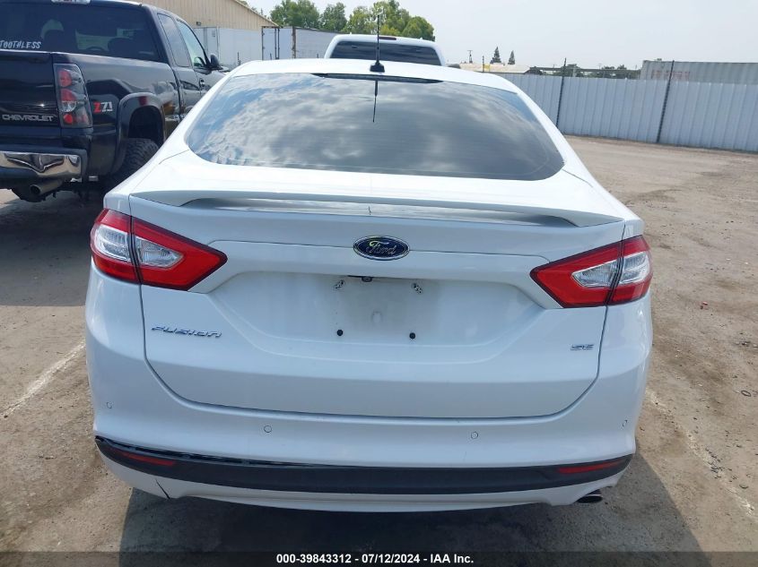 2016 FORD FUSION SE - 3FA6P0H76GR386818