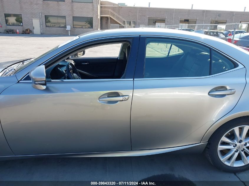 2014 Lexus Is 350 VIN: JTHBE1D21E5004708 Lot: 39843320