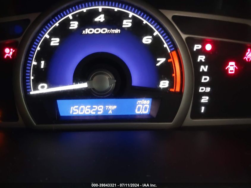 2008 Honda Civic Lx VIN: 1HGFA165X8L069936 Lot: 39843321