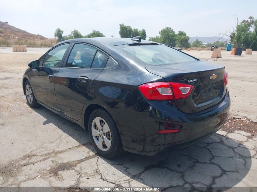 2018 Chevrolet Cruze Ls Auto VIN: 1G1BC5SM1J7158085 Lot: 39843336