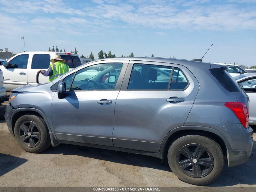 2020 Chevrolet Trax Fwd Ls VIN: 3GNCJKSB7LL340605 Lot: 39843338