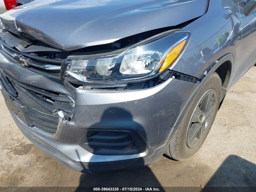 2020 Chevrolet Trax Fwd Ls VIN: 3GNCJKSB7LL340605 Lot: 39843338