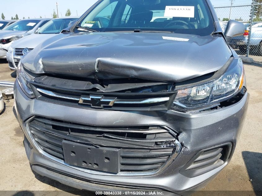 2020 Chevrolet Trax Fwd Ls VIN: 3GNCJKSB7LL340605 Lot: 39843338