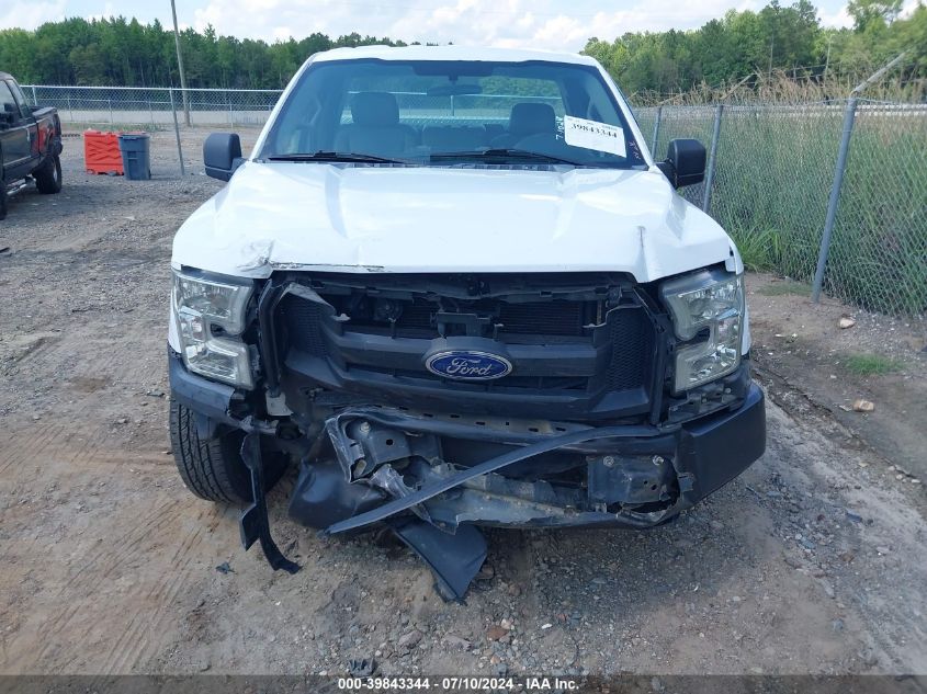 2016 Ford F-150 Xl VIN: 1FTMF1C86GKD36659 Lot: 39843344