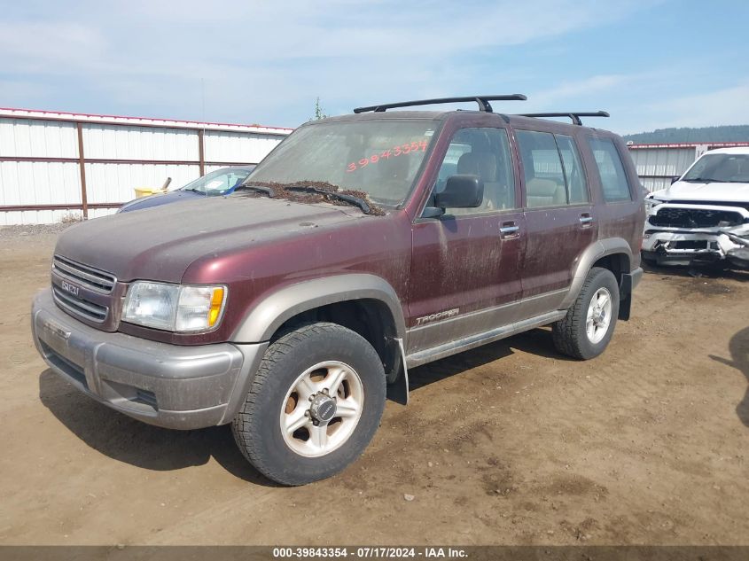 2000 Isuzu Trooper Limited/Ls/S VIN: JACDJ58X7Y7J10624 Lot: 39843354