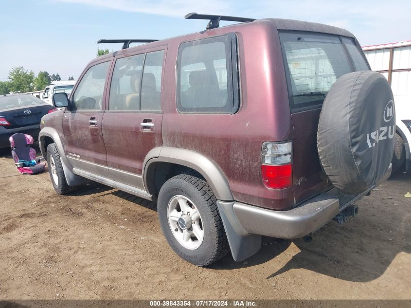 2000 Isuzu Trooper Limited/Ls/S VIN: JACDJ58X7Y7J10624 Lot: 39843354