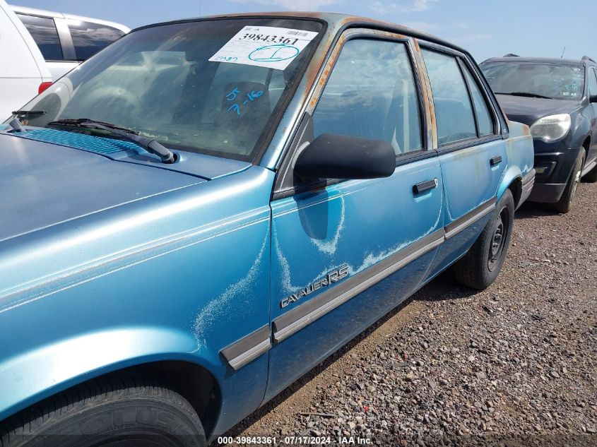 1992 Chevrolet Cavalier Vl/Rs VIN: 1G1JC5442N7213240 Lot: 39843361