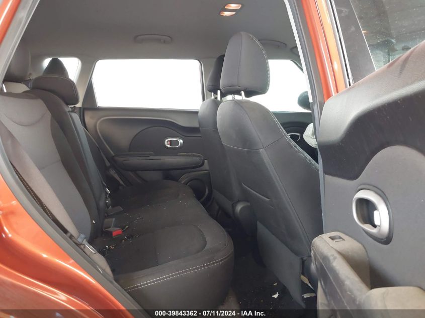 2018 Kia Soul + VIN: KNDJP3A57J7589133 Lot: 39843362