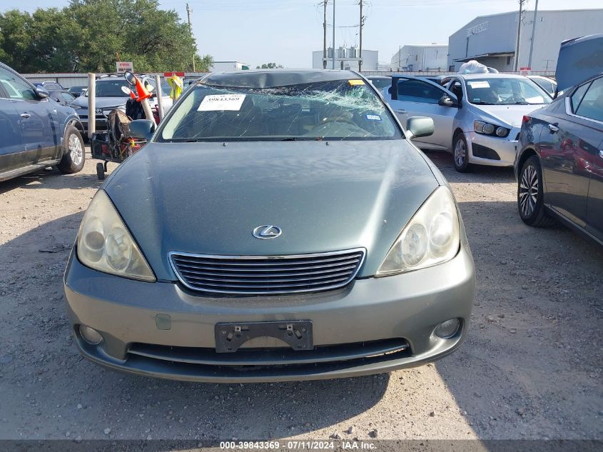2005 Lexus Es 330 VIN: JTHBA30G955091976 Lot: 39843369