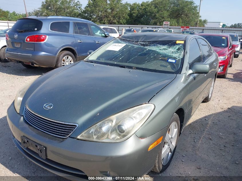 2005 Lexus Es 330 VIN: JTHBA30G955091976 Lot: 39843369
