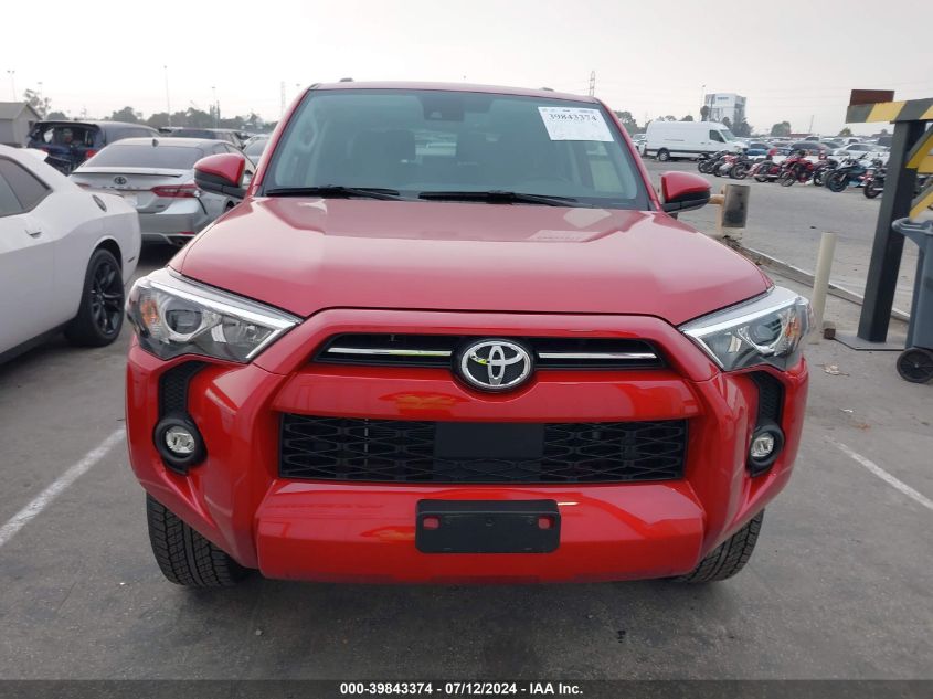 2023 Toyota 4Runner Sr5/Trd Sport/Sr5 Premium VIN: JTEEU5JR6P5300316 Lot: 39843374