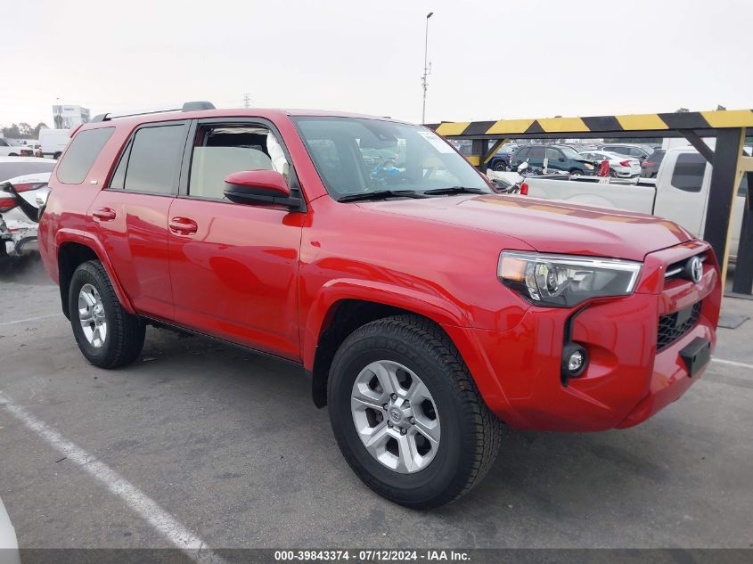 2023 Toyota 4Runner Sr5/Trd Sport/Sr5 Premium VIN: JTEEU5JR6P5300316 Lot: 39843374