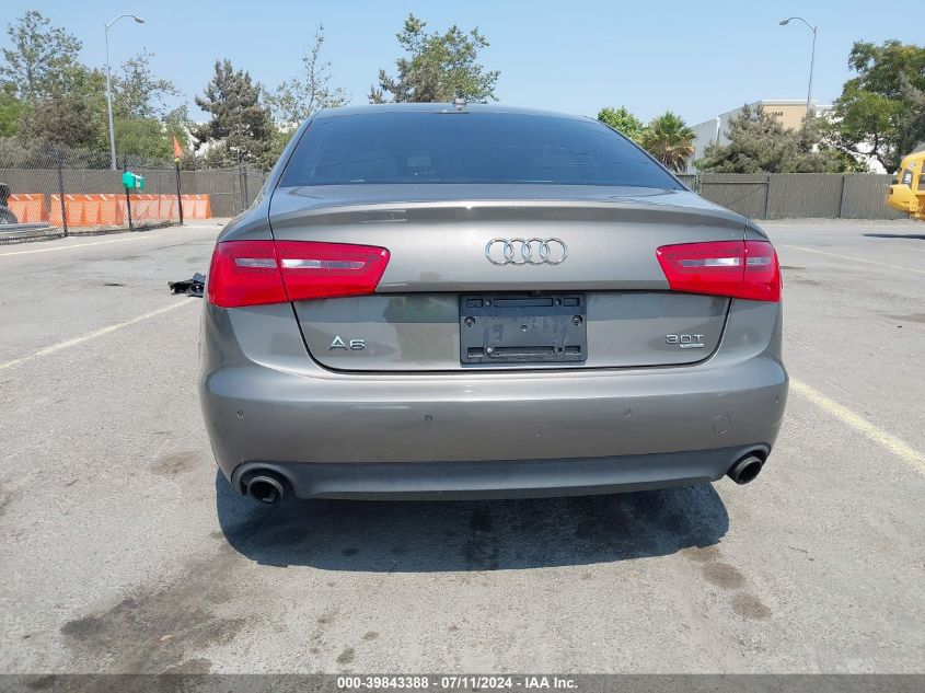 2012 Audi A6 3.0 Premium VIN: WAUGGAFC2CN097420 Lot: 39843388