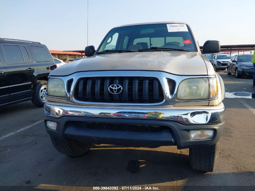 2001 Toyota Tacoma Prerunner V6 VIN: 5TEGN92N41Z809368 Lot: 39843392