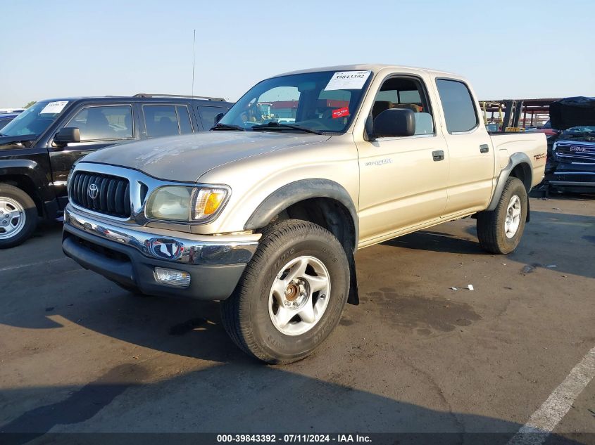 2001 Toyota Tacoma Prerunner V6 VIN: 5TEGN92N41Z809368 Lot: 39843392