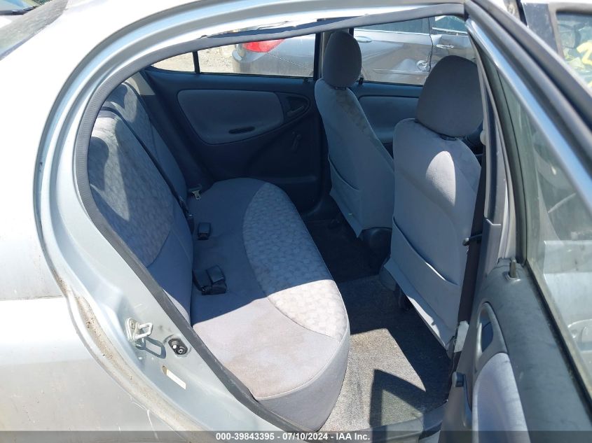 2000 Toyota Echo VIN: JTDBT1234Y0016940 Lot: 39843395