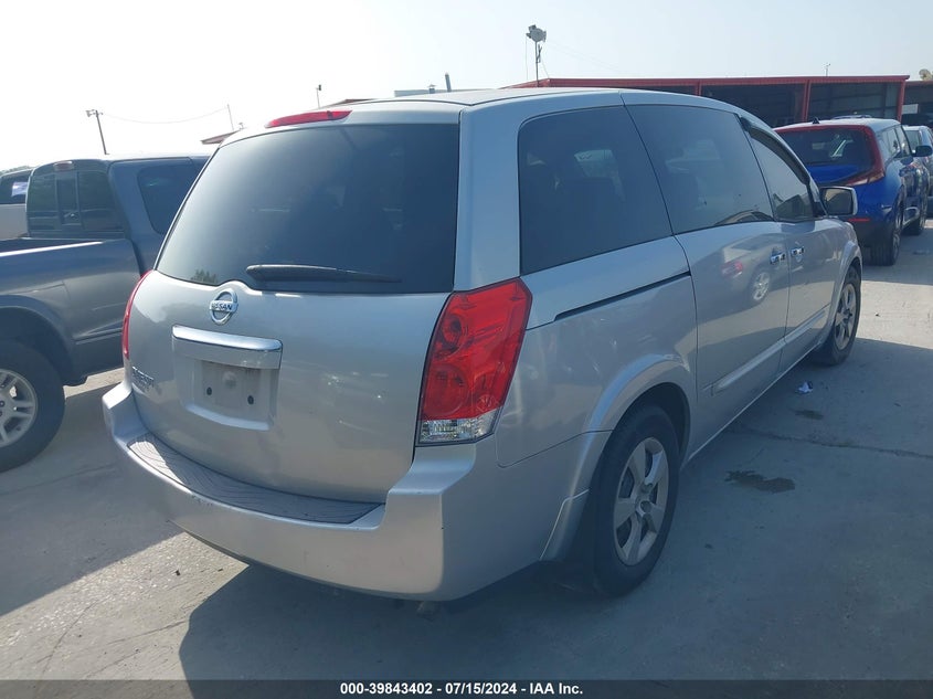 2009 Nissan Quest 3.5 VIN: 5N1BV28U59N102273 Lot: 39843402