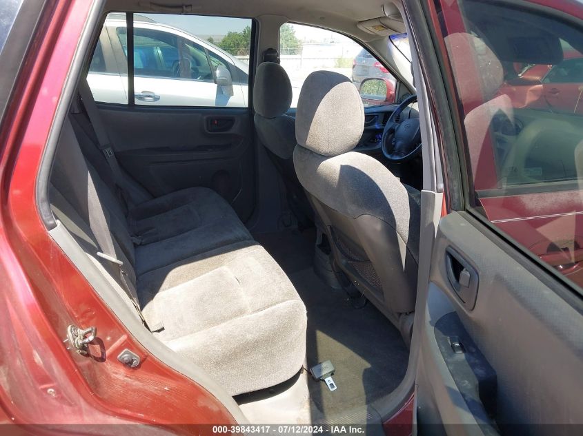 2001 Hyundai Santa Fe 2.7L V6 Gls/2.7L V6 Lx VIN: KM8SC83D81U007653 Lot: 39843417