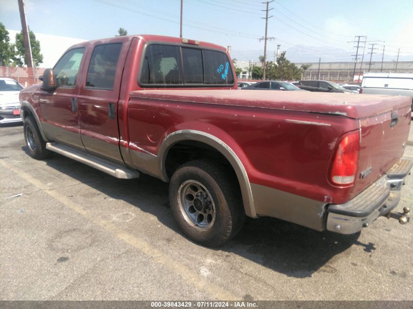 2001 Ford F-250 Lariat/Xl/Xlt VIN: 1FTNW20S01EC15576 Lot: 39843429