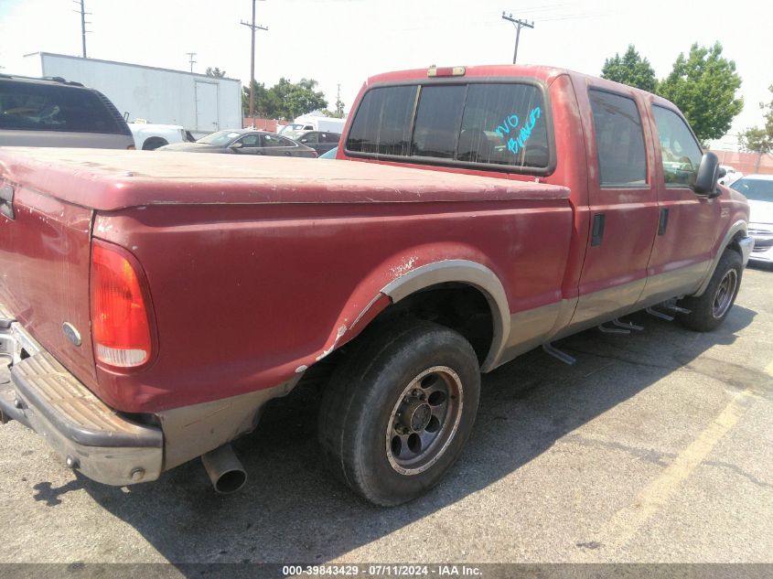 2001 Ford F-250 Lariat/Xl/Xlt VIN: 1FTNW20S01EC15576 Lot: 39843429