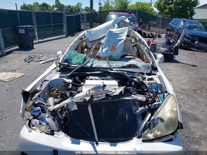 2006 Lexus Es 330 VIN: JTHBA30G965166807 Lot: 39843509