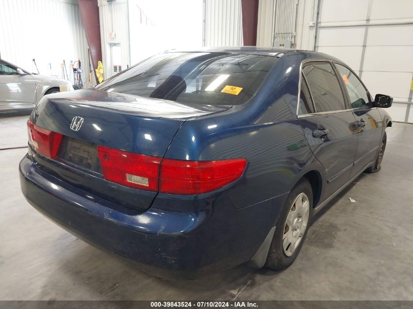 2005 Honda Accord 2.4 Lx VIN: 3HGCM56435G704349 Lot: 39843524