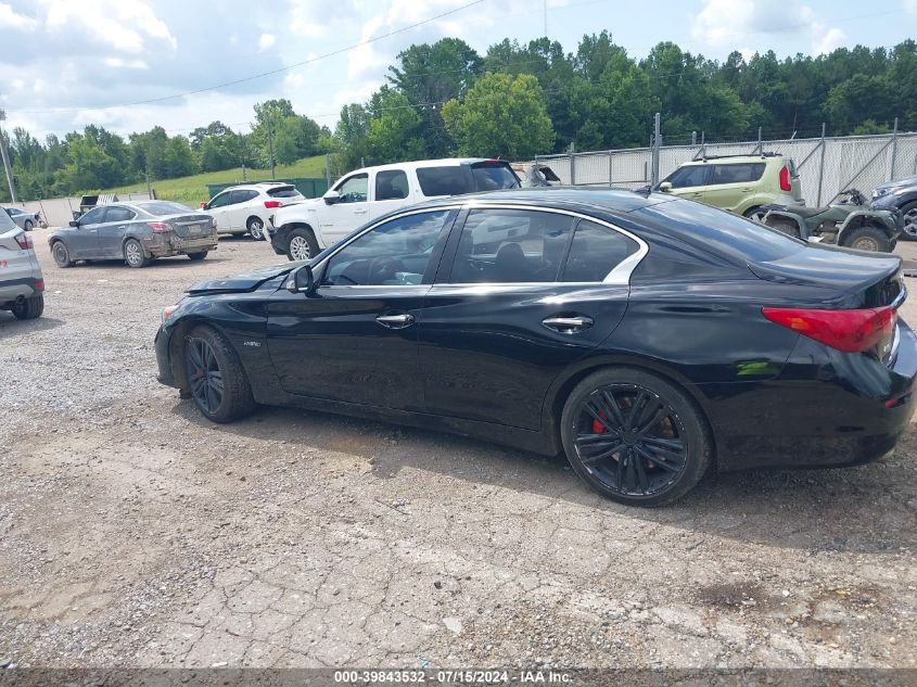 2015 Infiniti Q50 Hybrid Sport VIN: JN1AV7AR3FM850950 Lot: 39843532