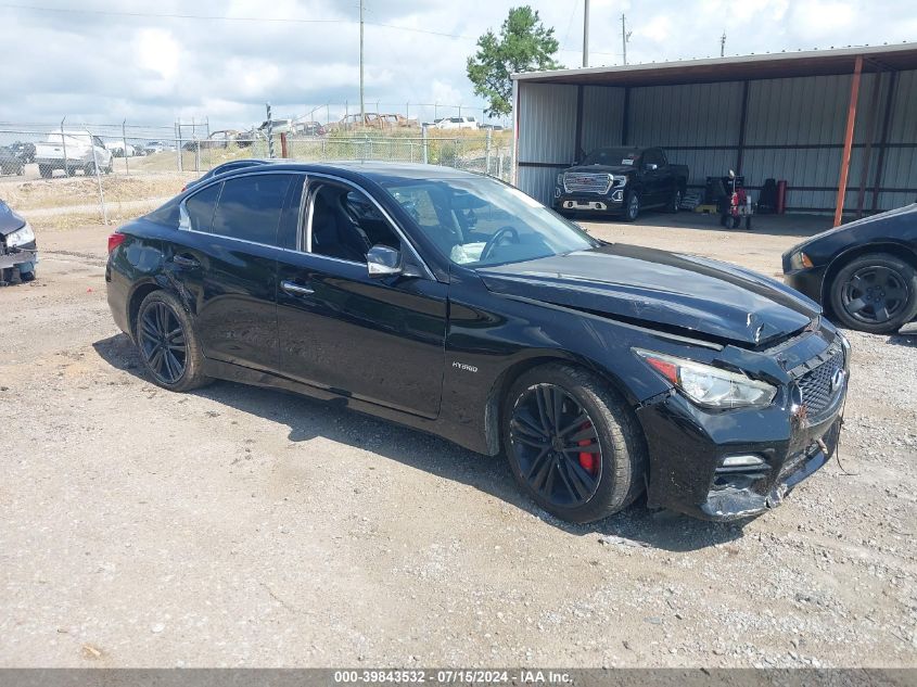 VIN JN1AV7AR3FM850950 2015 INFINITI Q50 HYBRID no.1