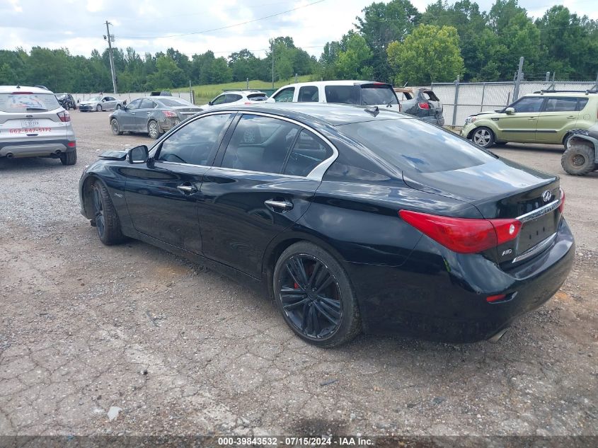 VIN JN1AV7AR3FM850950 2015 INFINITI Q50 HYBRID no.3