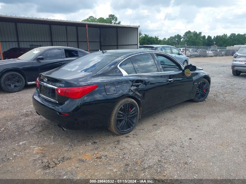 VIN JN1AV7AR3FM850950 2015 INFINITI Q50 HYBRID no.4