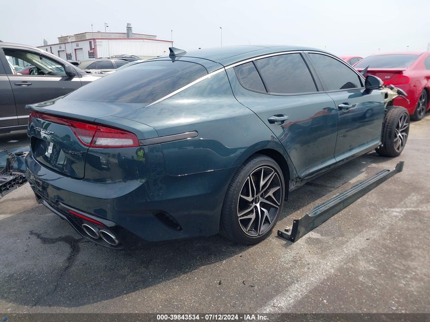 2022 Kia Stinger Gt-Line VIN: KNAE35LDXN6113822 Lot: 39843534