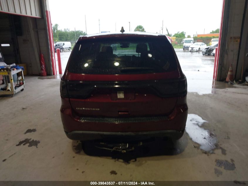 2018 Dodge Durango Sxt Rwd VIN: 1C4RDHAG6JC100657 Lot: 39843537