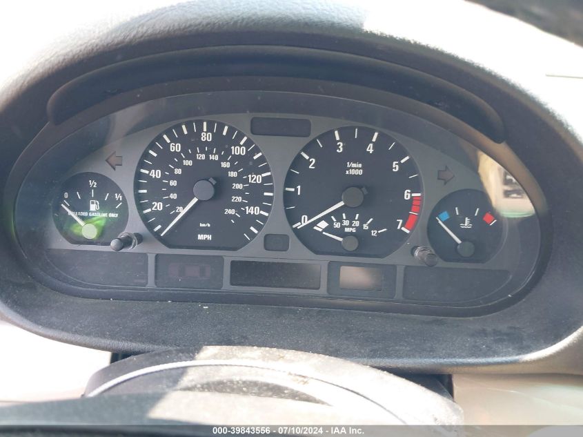 2001 BMW 325I VIN: WBAAN37461NJ11606 Lot: 39843556