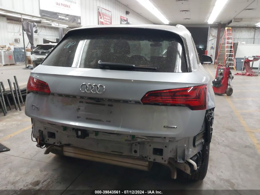 2022 Audi Q5 Premium 40 Tfsi Quattro S Tronic VIN: WA1ABAFY6N2101776 Lot: 39843561