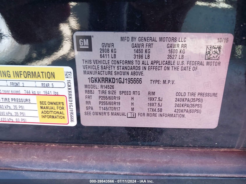 VIN 1GKKNLLS9MZ199063 2021 GMC ACADIA AT4