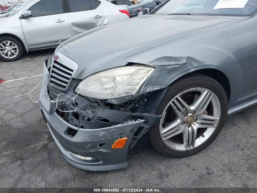 2013 Mercedes-Benz S 550 VIN: WDDNG7DB1DA506383 Lot: 39843592