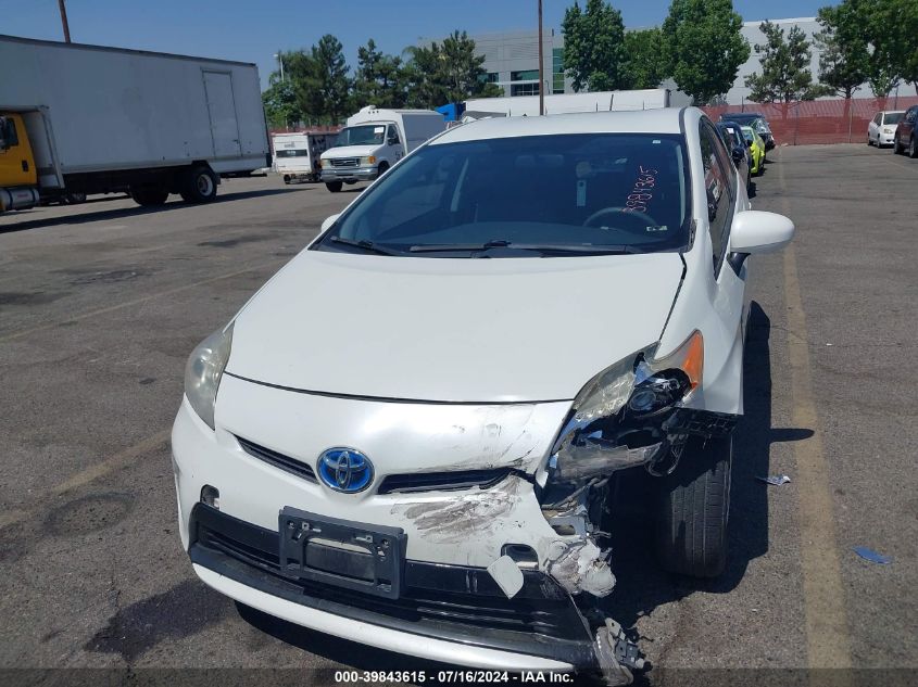 2012 Toyota Prius Two VIN: JTDKN3DU8C1522317 Lot: 39843615