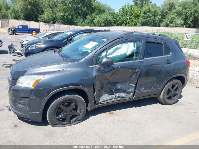 2016 Chevrolet Trax Lt VIN: 3GNCJPSB6GL116244 Lot: 39843618