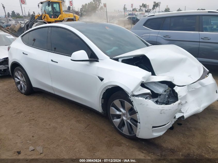 2023 Tesla Model Y Awd/Long Range Dual Motor All-Wheel Drive VIN: 7SAYGDEE7PF607182 Lot: 39843624