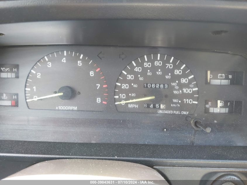 1994 Toyota 4Runner Vn39 Sr5 VIN: JT3VN39WXR0129803 Lot: 39843631